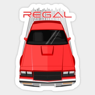 Buick Regal 1981-1987 - red Sticker